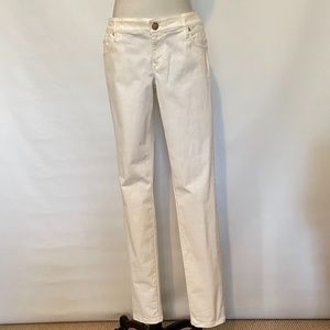 Express jeans, Ivory/off white color